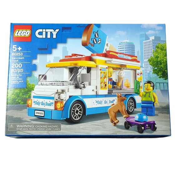 Lego City Ice-Cream Truck Building Toy 60253 200 Pcs Age 5+ Building Fun - Picture 1 of 5
